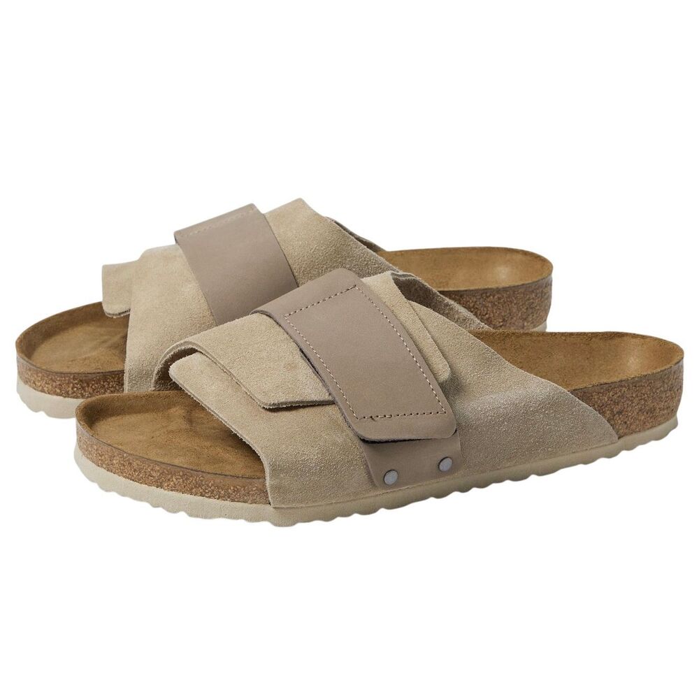 Birkenstock Kyoto - Suede Unisex Flat Sandals Size 39